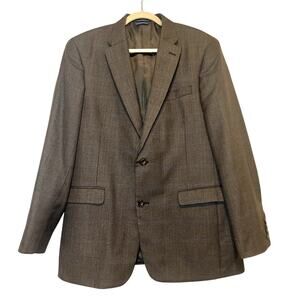 Tommy Hilfiger Modern Fit Glen Plaid Blazer Men's 42L Prince of Wales Check